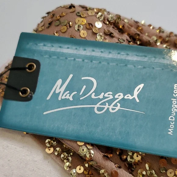 MacDuggal bronze Sequin gown Size 8 and 6 available new with tags - Picture 8 of 14